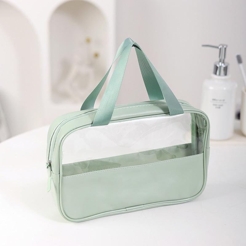 Clear Makeup Bag Large Toiletry Organizer Waterproof Portable Transparent Tote