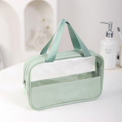 Clear Makeup Bag Large Toiletry Organizer Waterproof Portable Transparent Tote