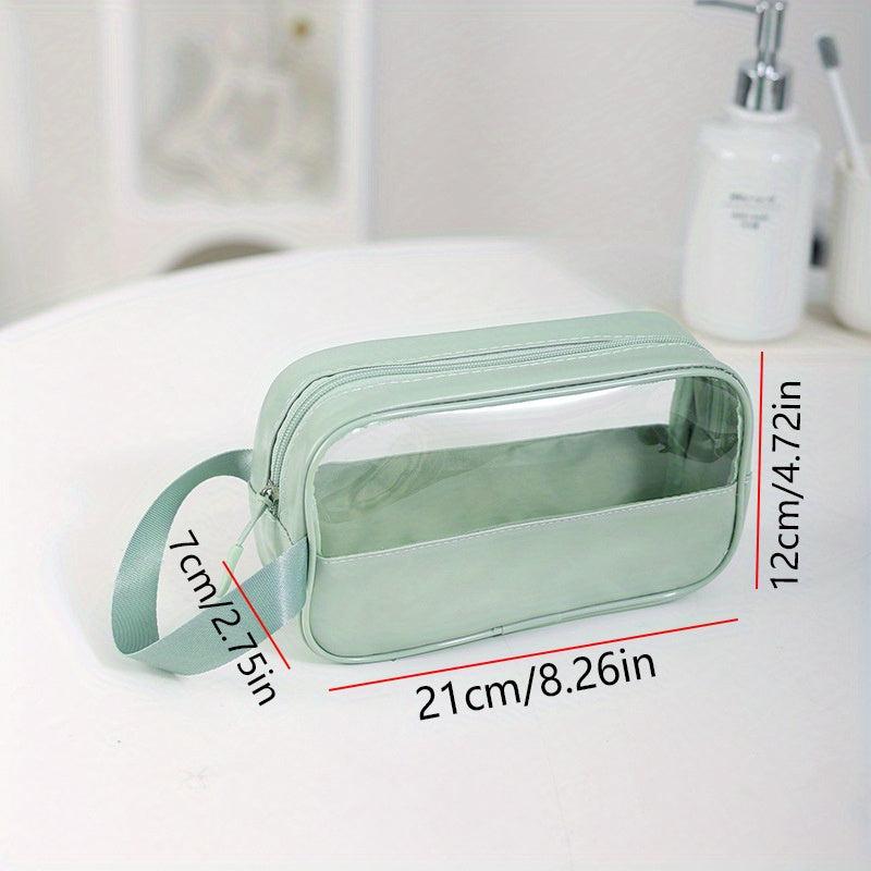 Clear Makeup Bag Large Toiletry Organizer Waterproof Portable Transparent Tote