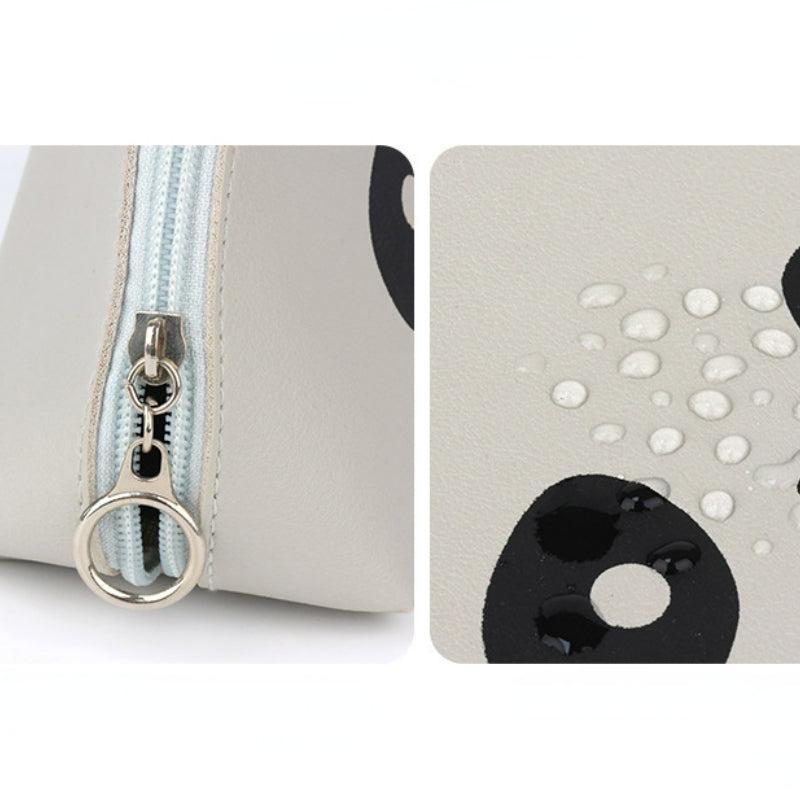 Cartoon Panda Toiletry Bag Zipper Make Up Coin Purse Waterproof Organizer