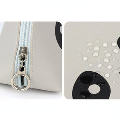 Cartoon Panda Toiletry Bag Zipper Make Up Coin Purse Waterproof Organizer