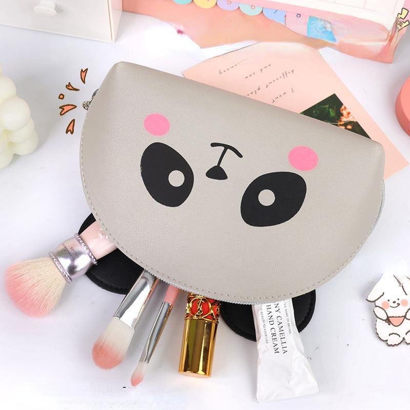 Cartoon Panda Toiletry Bag Zipper Make Up Coin Purse Waterproof Organizer