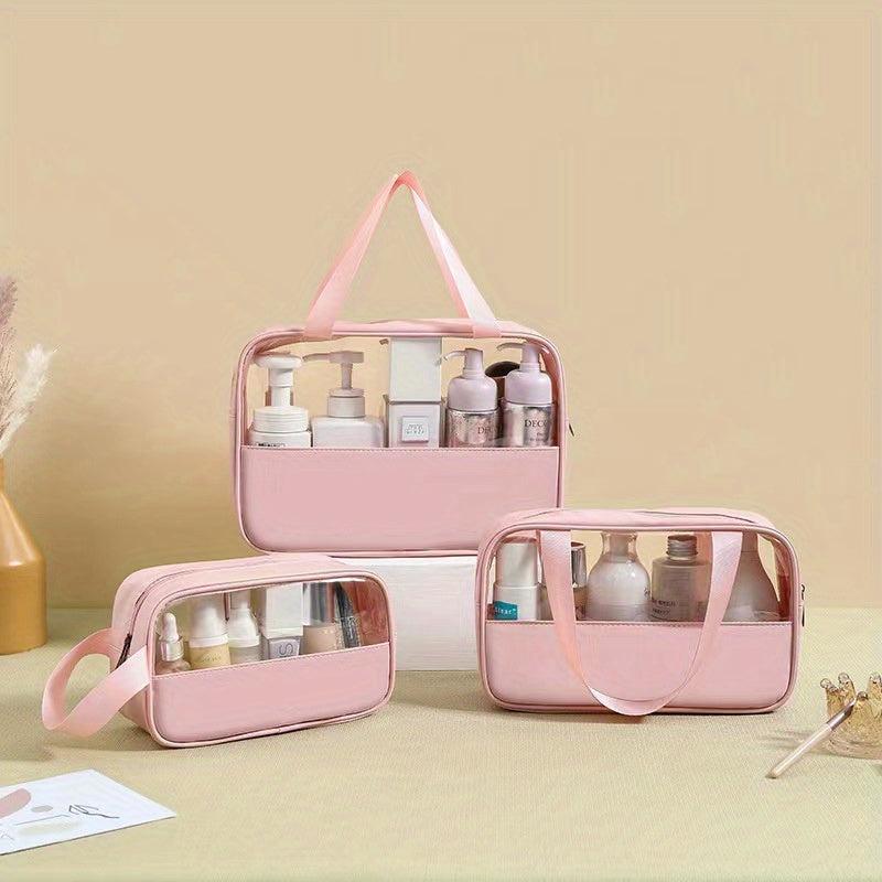 3pcs Hanging Toiletry Bag Portable Travel Bag Organizer Wash Bag