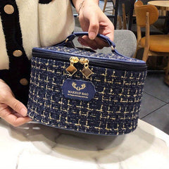 Makeup Bag Large Capacity Travel Organizer Toiletry Bag for Women with Handle
