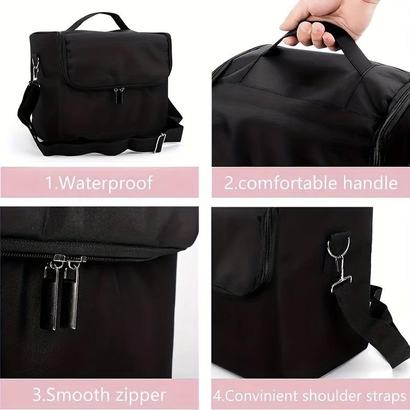 Large Makeup Organizer Case Professional Nail Train Bag