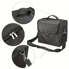 Large Makeup Organizer Case Professional Nail Train Bag