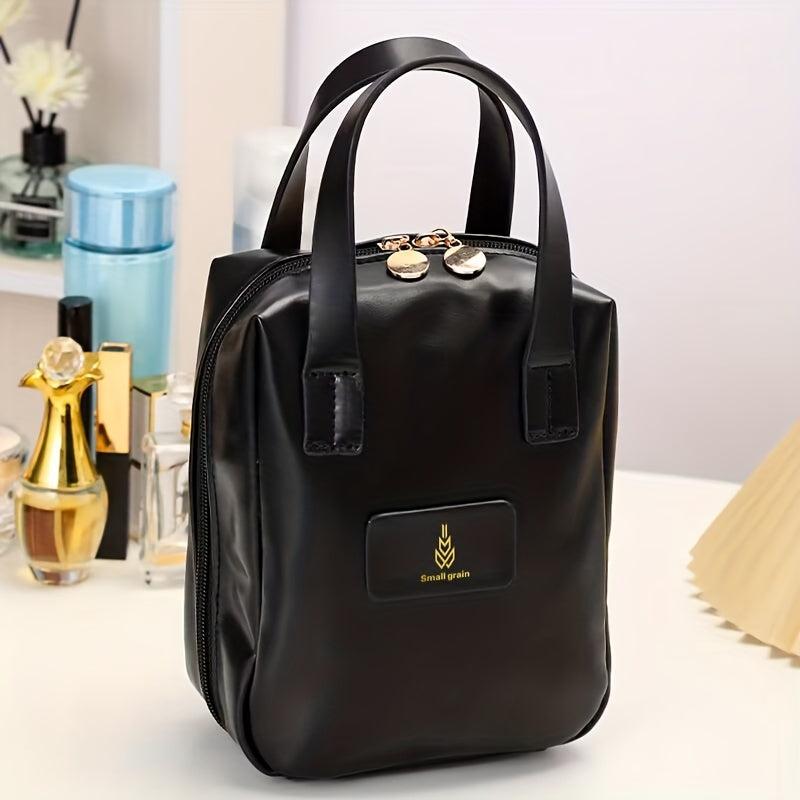 Makeup Bag Travel Case With Handle Large Capacity Toiletry Bag