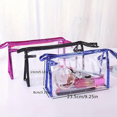 Clear Cosmetic Bag Transparent Clutch Makeup Storage Bag