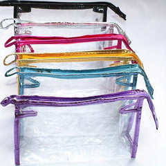 Clear Cosmetic Bag Transparent Clutch Makeup Storage Bag