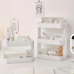 Double Layer Makeup Organizer Cosmetic Storage Rack
