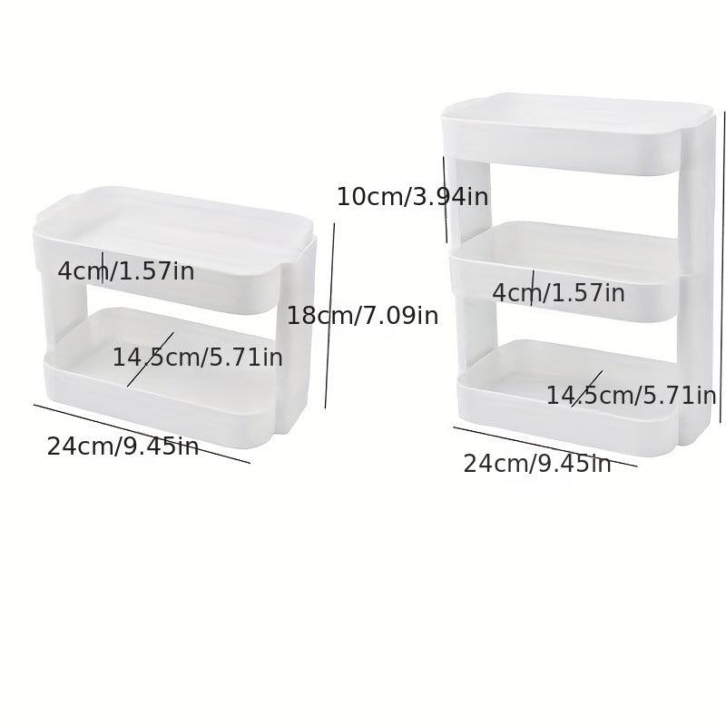 Double Layer Makeup Organizer Cosmetic Storage Rack