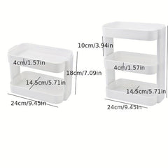 Double Layer Makeup Organizer Cosmetic Storage Rack