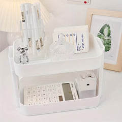 Double Layer Makeup Organizer Cosmetic Storage Rack