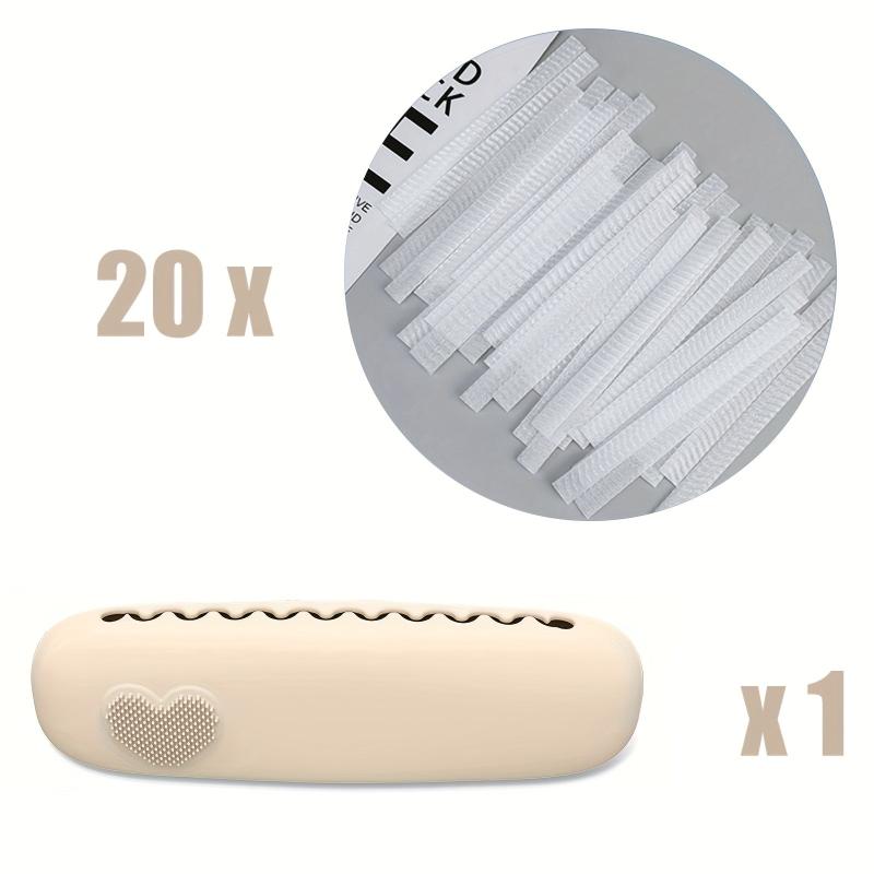 Silicone Makeup Brush Holder & 20 Pcs Protectors Travel Case