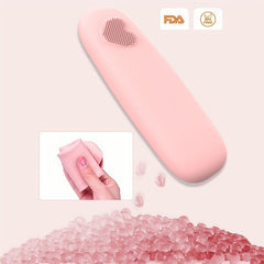 Silicone Makeup Brush Holder & 20 Pcs Protectors Travel Case