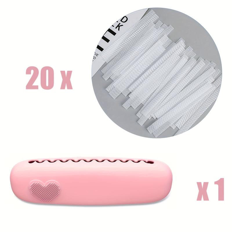 Silicone Makeup Brush Holder & 20 Pcs Protectors Travel Case