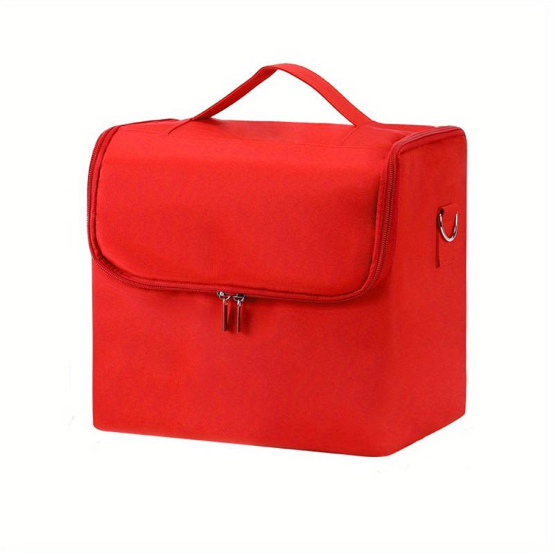 Large 4 Tray Makeup Train Case Organizer