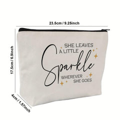 She Leaves A Little Sparkle Makeup Bag Gift