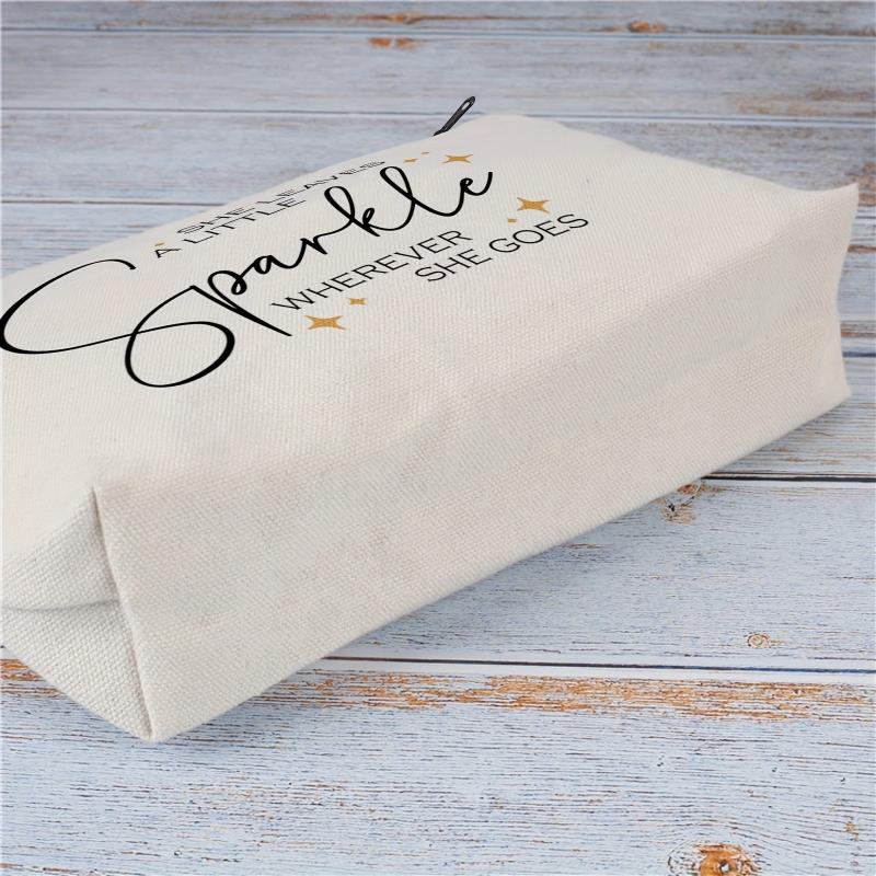 She Leaves A Little Sparkle Makeup Bag Gift