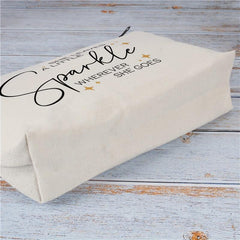 She Leaves A Little Sparkle Makeup Bag Gift