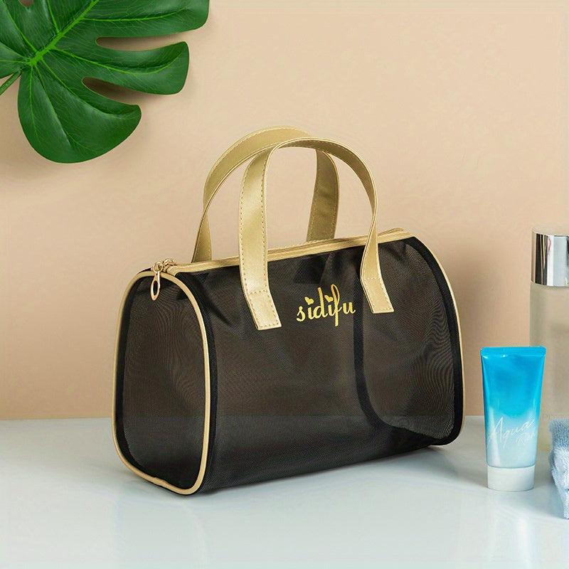 Mesh Makeup Bag Travel Bag Large Capacity Toiletry Bag For Cosmetics
