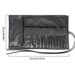 Makeup Brush Holder Organizer Rolling Case Pouch For Travel