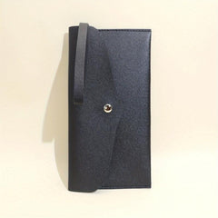Makeup Brush Bag Portable Travel PU Leather Clutch Makeup Bag