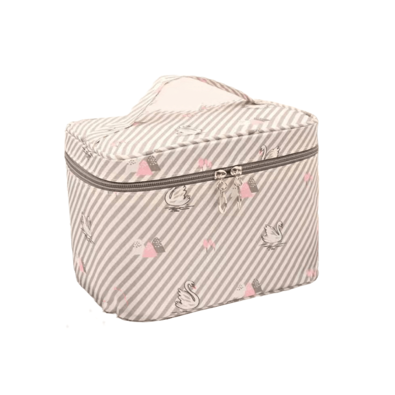 Waterproof Travel Cosmetic Bag for Women with Multiple Compartments