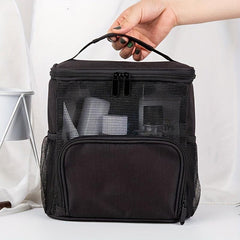 Portable Shower Caddy Bag Quick Dry Mesh Travel Storage Bag