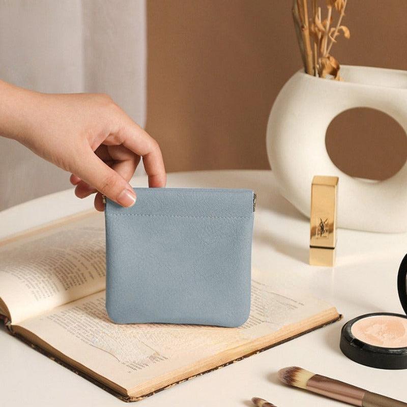 Waterproof Mini Makeup Bag Self Closing Pouch