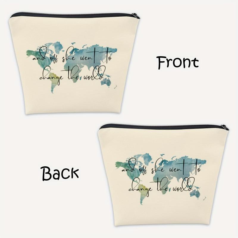 Change the World Graduation Makeup Bag