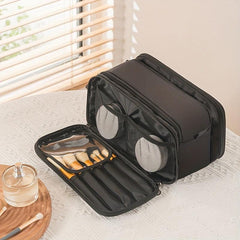 Quilted Rhombus Travel Makeup Bag Large Capacity Cosmetic Bag