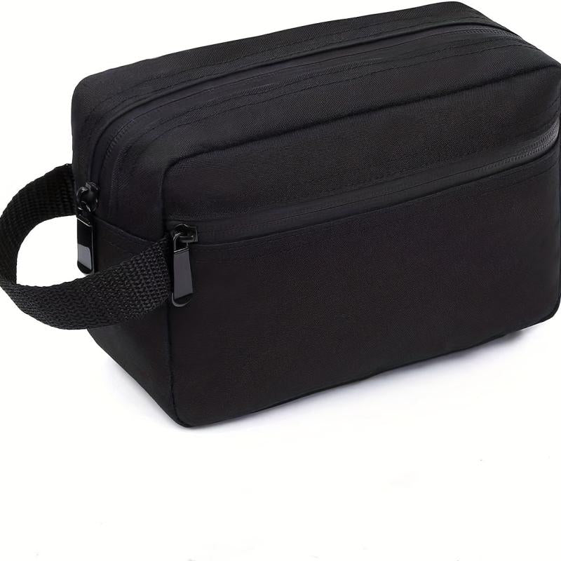 Waterproof Travel Toiletry Bag Divider Handle Shaving Brush Tools