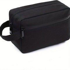 Waterproof Travel Toiletry Bag Divider Handle Shaving Brush Tools