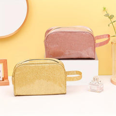 Glitter Detail Makeup Bag Waterproof Organizer