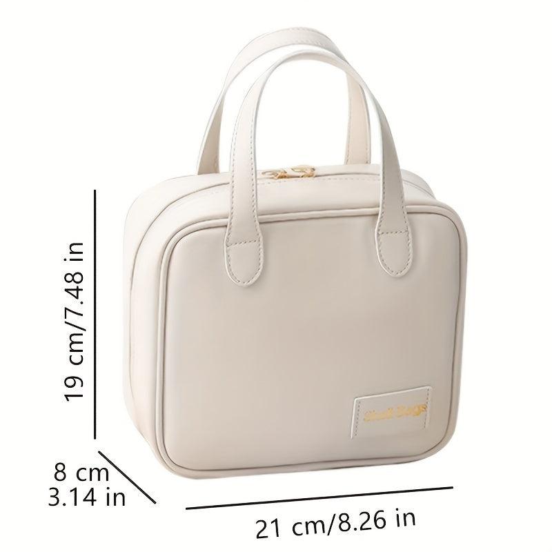 Small Square Travel Makeup Bag Waterproof Organizer Case