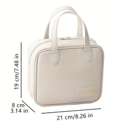 Small Square Travel Makeup Bag Waterproof Organizer Case