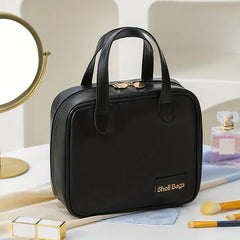 Small Square Travel Makeup Bag Waterproof Organizer Case
