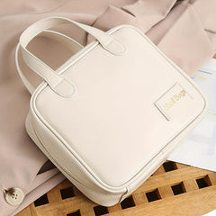 Small Square Travel Makeup Bag Waterproof Organizer Case