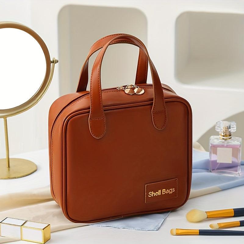 Small Square Travel Makeup Bag Waterproof Organizer Case