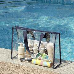 Portable Waterproof Makeup Bag with Handle for Swimming