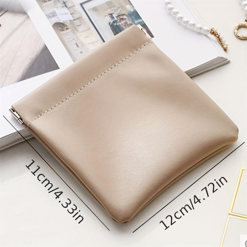 Small Makeup Pouch Waterproof PU Leather Mini Pouch For Cosmetics Jewelry