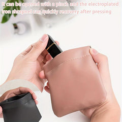Small Makeup Pouch Waterproof PU Leather Mini Pouch For Cosmetics Jewelry