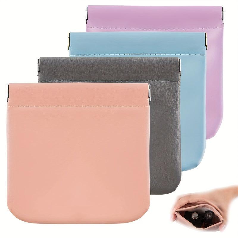 Small Makeup Pouch Waterproof PU Leather Mini Pouch For Cosmetics Jewelry