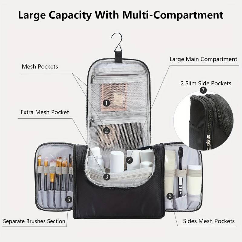 Waterproof Ladies Toiletry Bag Makeup Travel Organizer Shampoo Holder