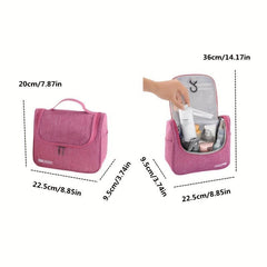 Water-Resistant Hanging Toiletry Bag for Travel