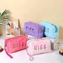 Preppy Makeup Bag Portable Travel Cosmetic Pouch