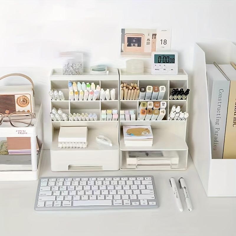 Plastic Makeup Storage Case Desk Organizer