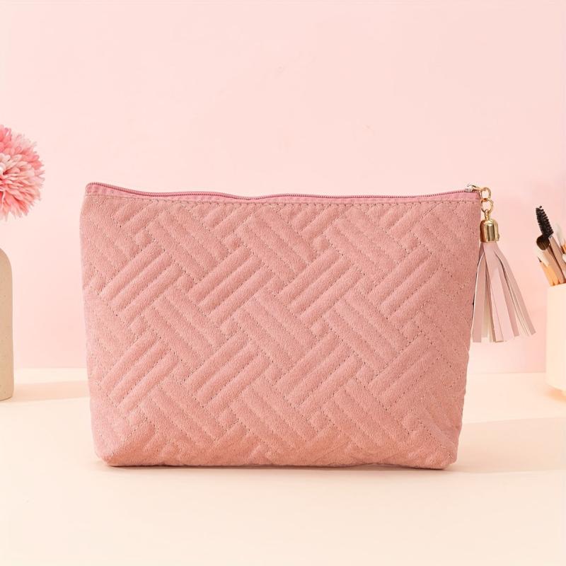 Quilting Makeup Bag Large Capacity Cosmetic Bag