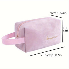 Travel Essentials Toiletry Bag Eco Leather Cosmetic Bag